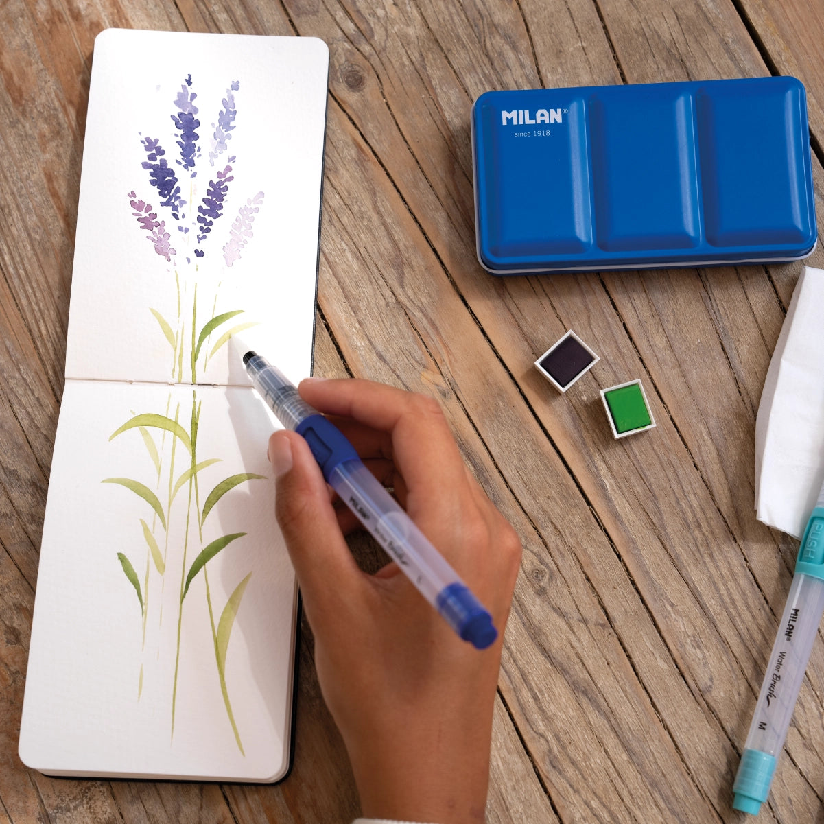 Pincel de agua con depósito recargable Water Brush