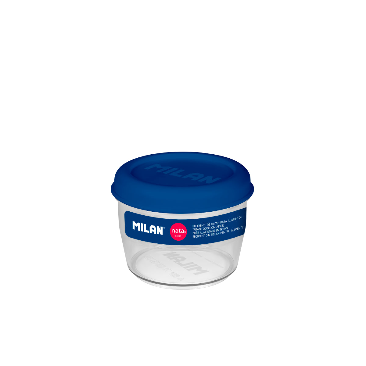 Fiambrera de tritán hermética redonda 0,5 L MILAN nata® 624