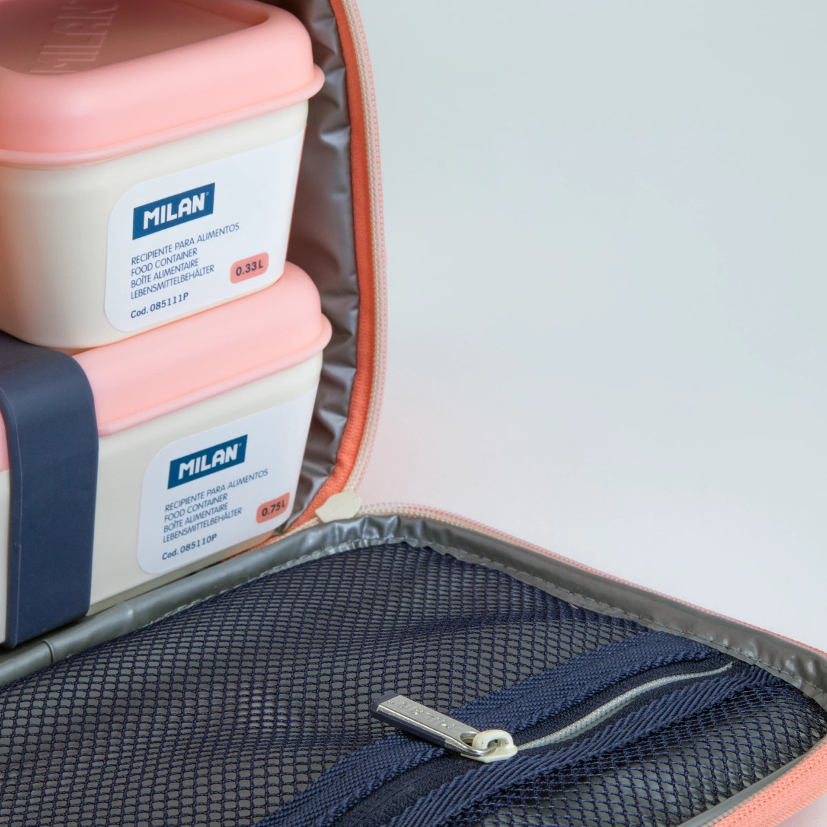 Bolsa isotérmica porta alimentos de 3,5 L con 3 fiambreras, 430 since 1918
