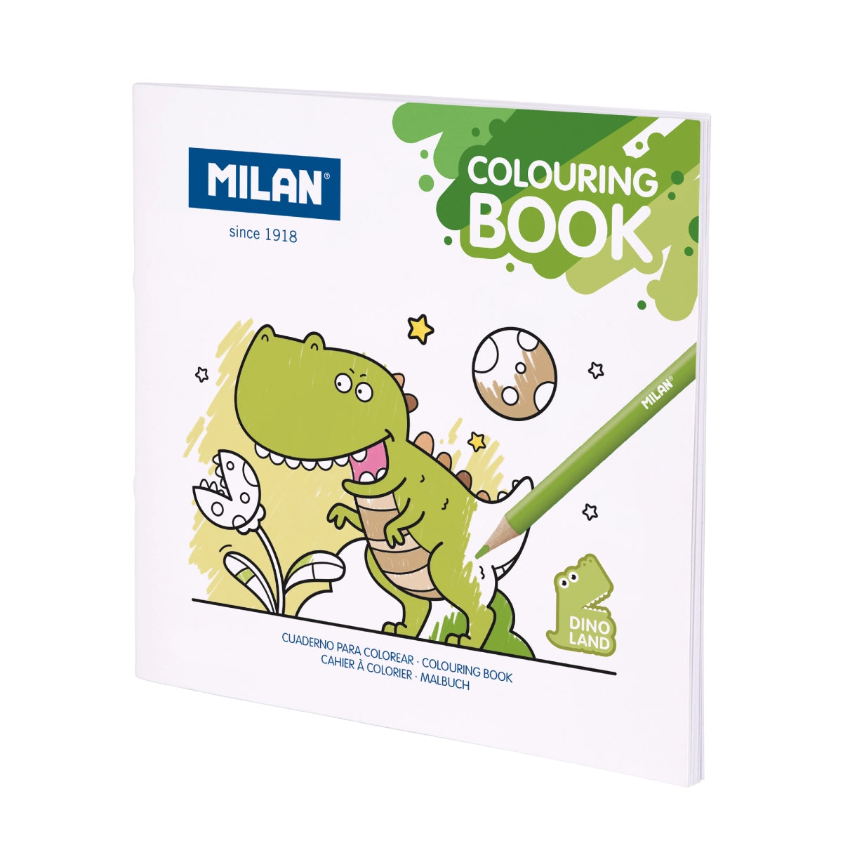 Cuaderno para colorear 'Dino land'