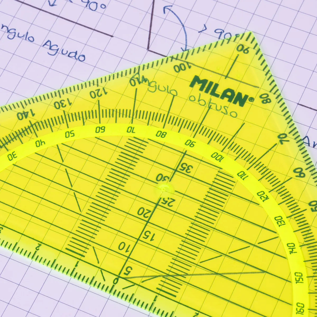 Esquadra geomètrica flexible 14 cm, Acid