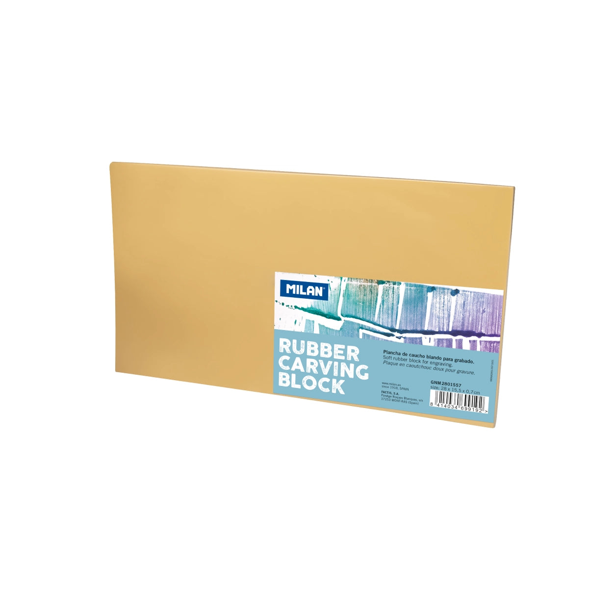 Planxa de gravat Rubber Carving Block gran (28 x 15,5 x 0,7 cm)