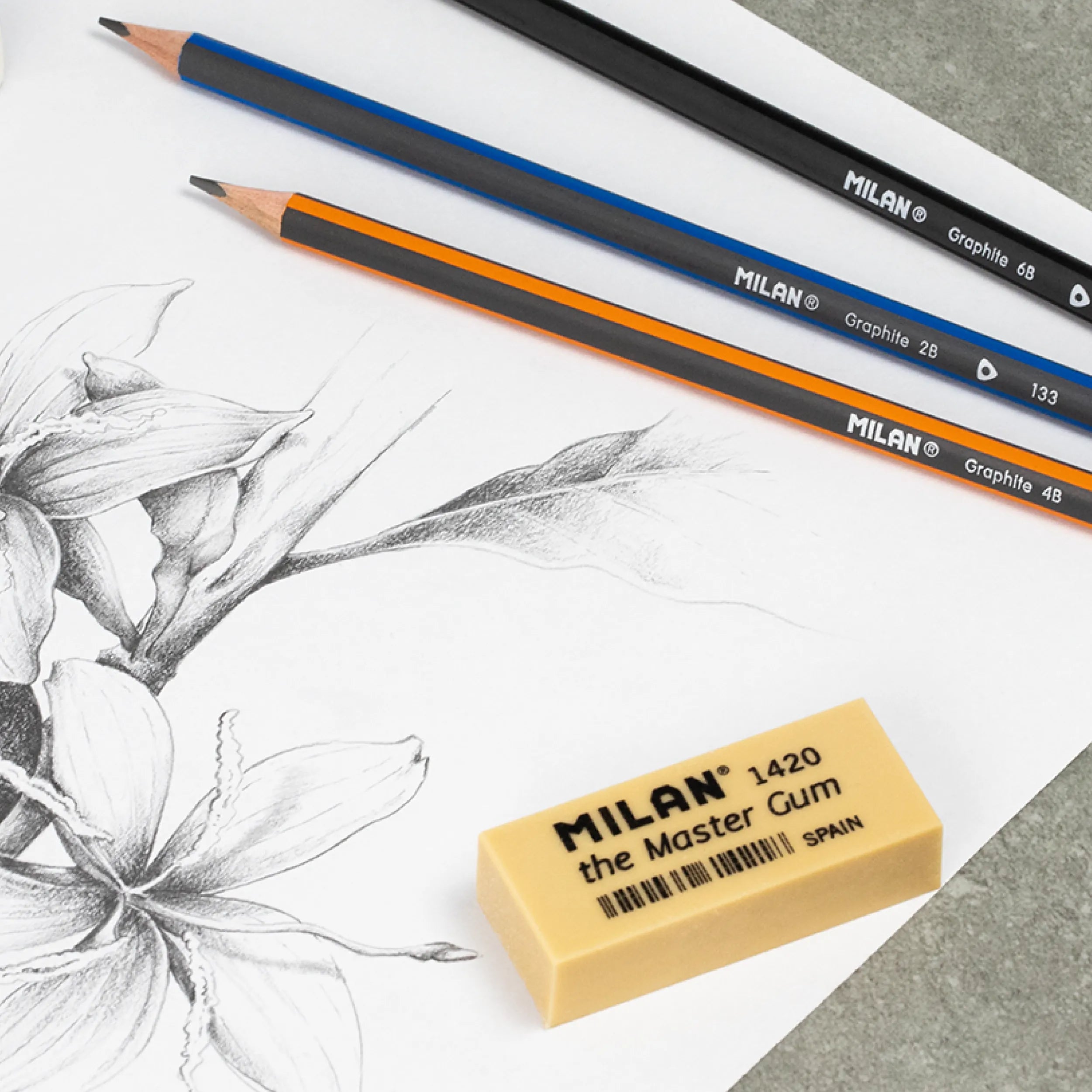 Goma suau 'The Master Gum' per grafit i carbonet (pack 2)