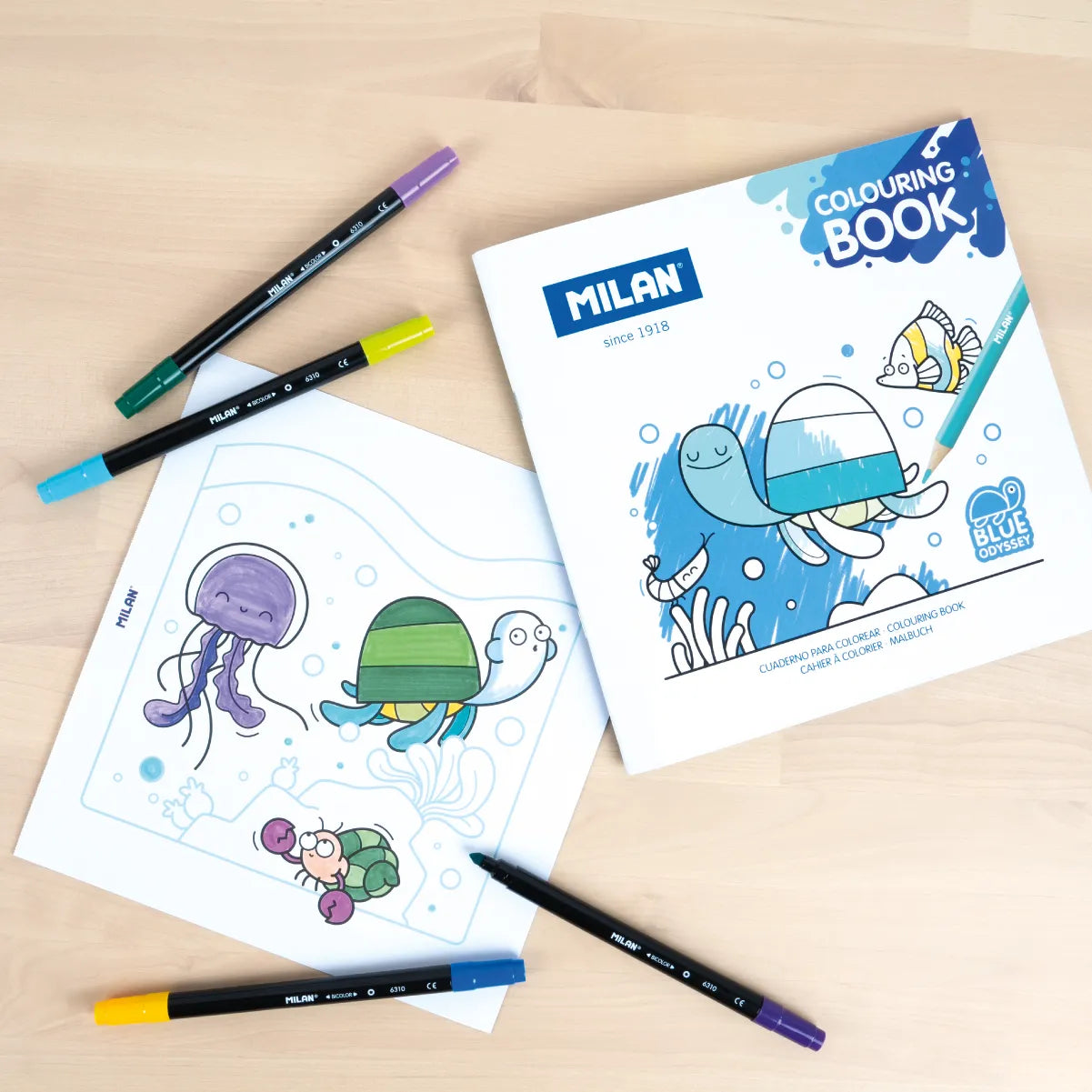 Quadern per pintar 'Blue odissey'