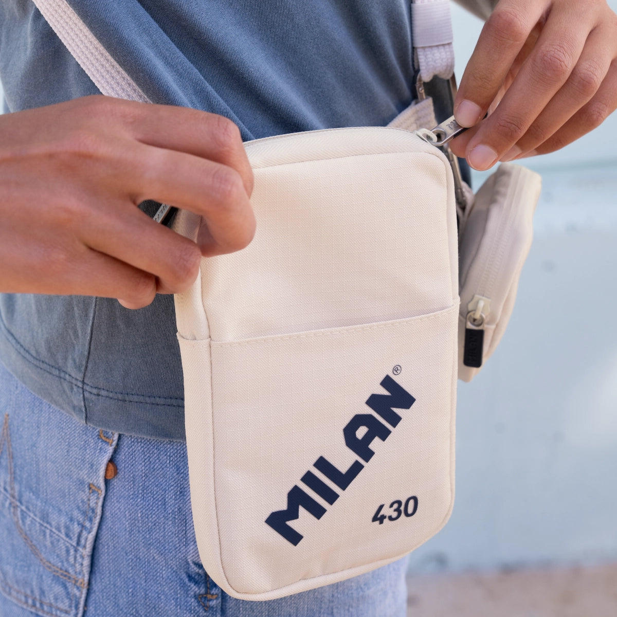 Bolso pequeño bandolera goma MILAN 430 since 1918