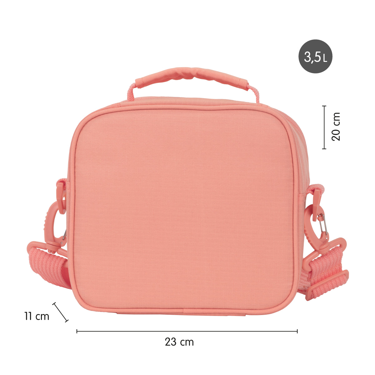 Bolsa isotérmica porta alimentos de 3,5 L con 3 fiambreras, 430 since 1918