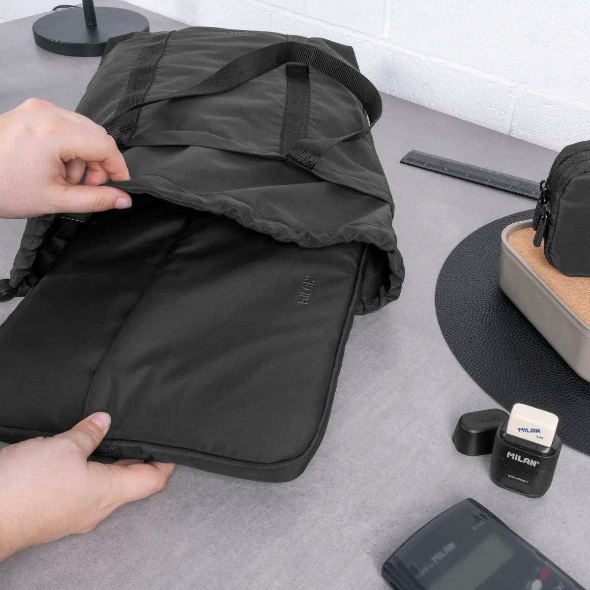Bossa tote bag sère Shadow, negre