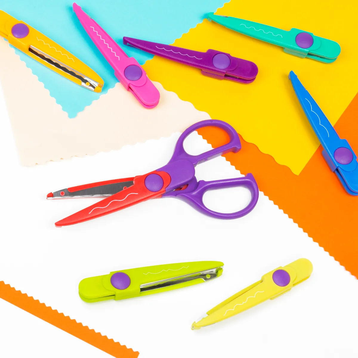 Tisores zig-zag amb 4 fulles intercanviables
