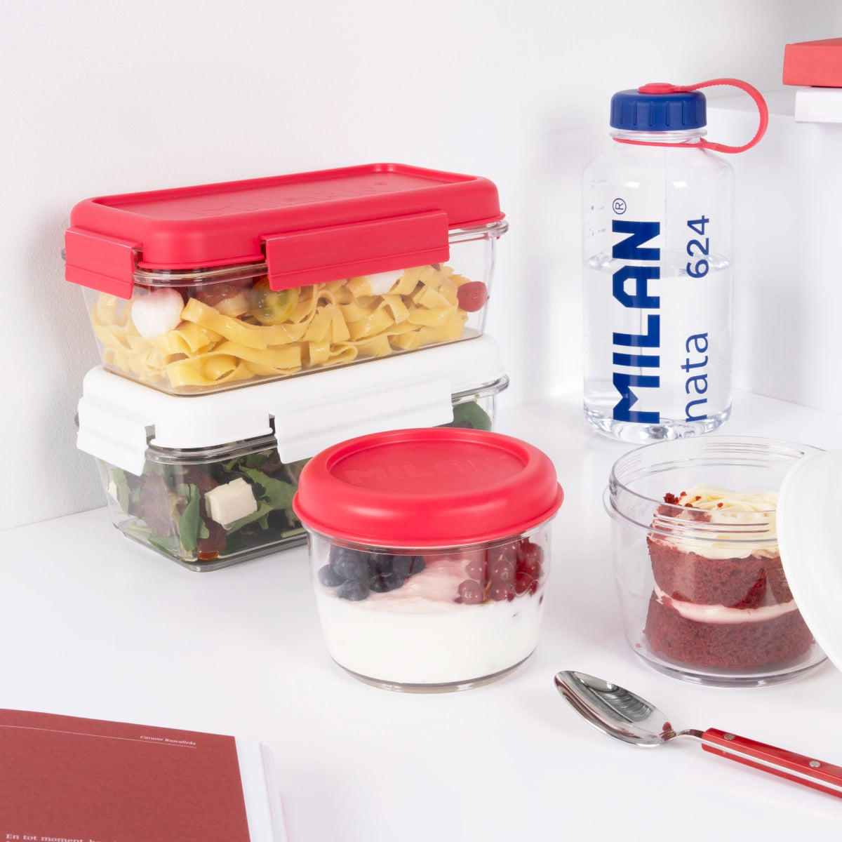 Carmanyola de tritan hermètica rodona 0,5 L MILAN nata® 624