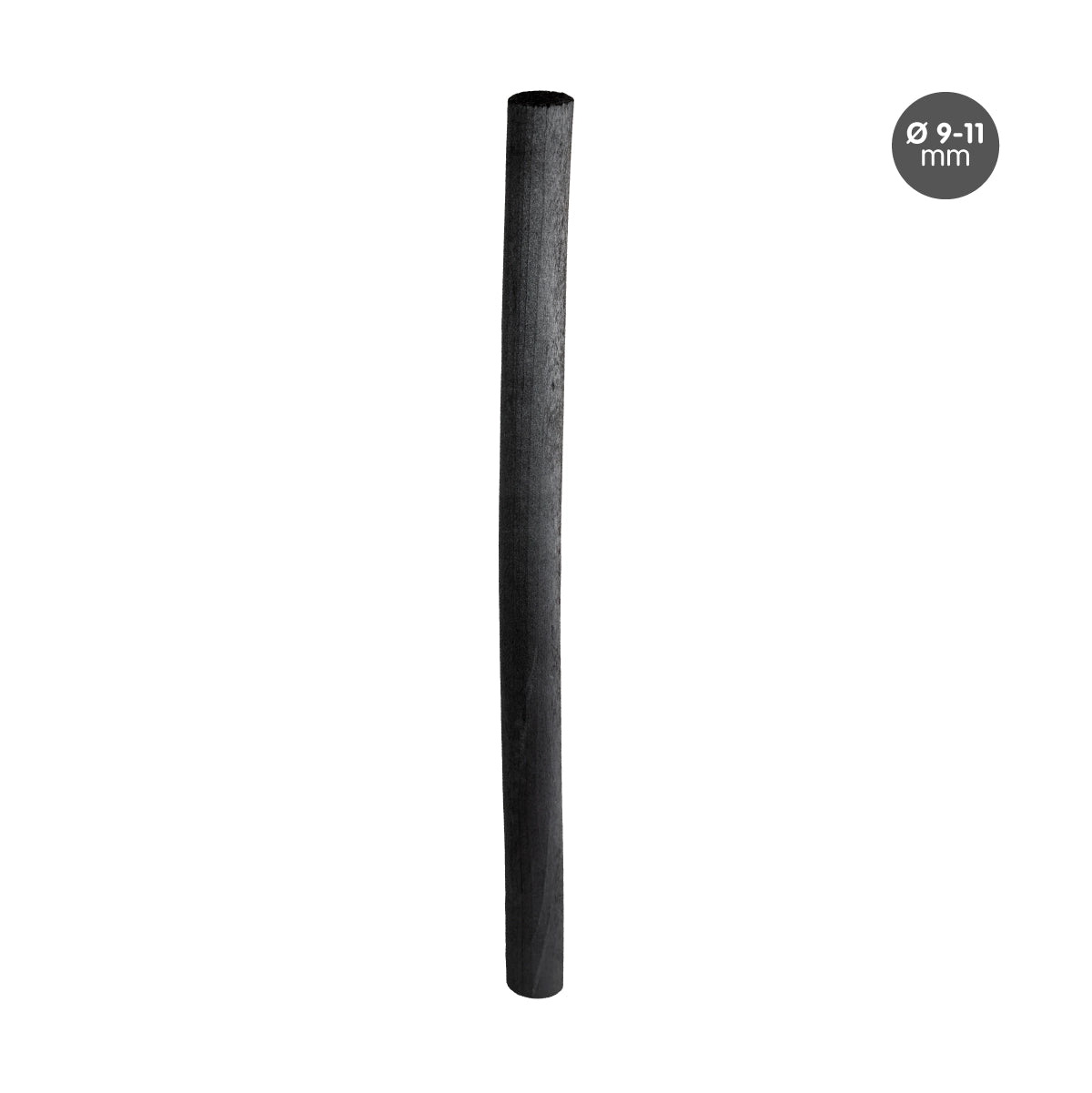 5 barrete de carbonet natural cilíndric Ø 9-11 mm