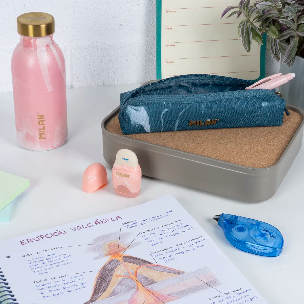 Estuche mini redondo, Lava