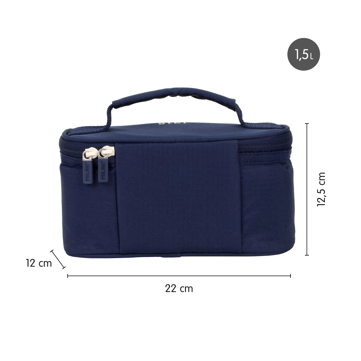 Bolsa isotérmica porta alimentos pequeña de 1,5 L con 1 fiambrera, 430 since 1918
