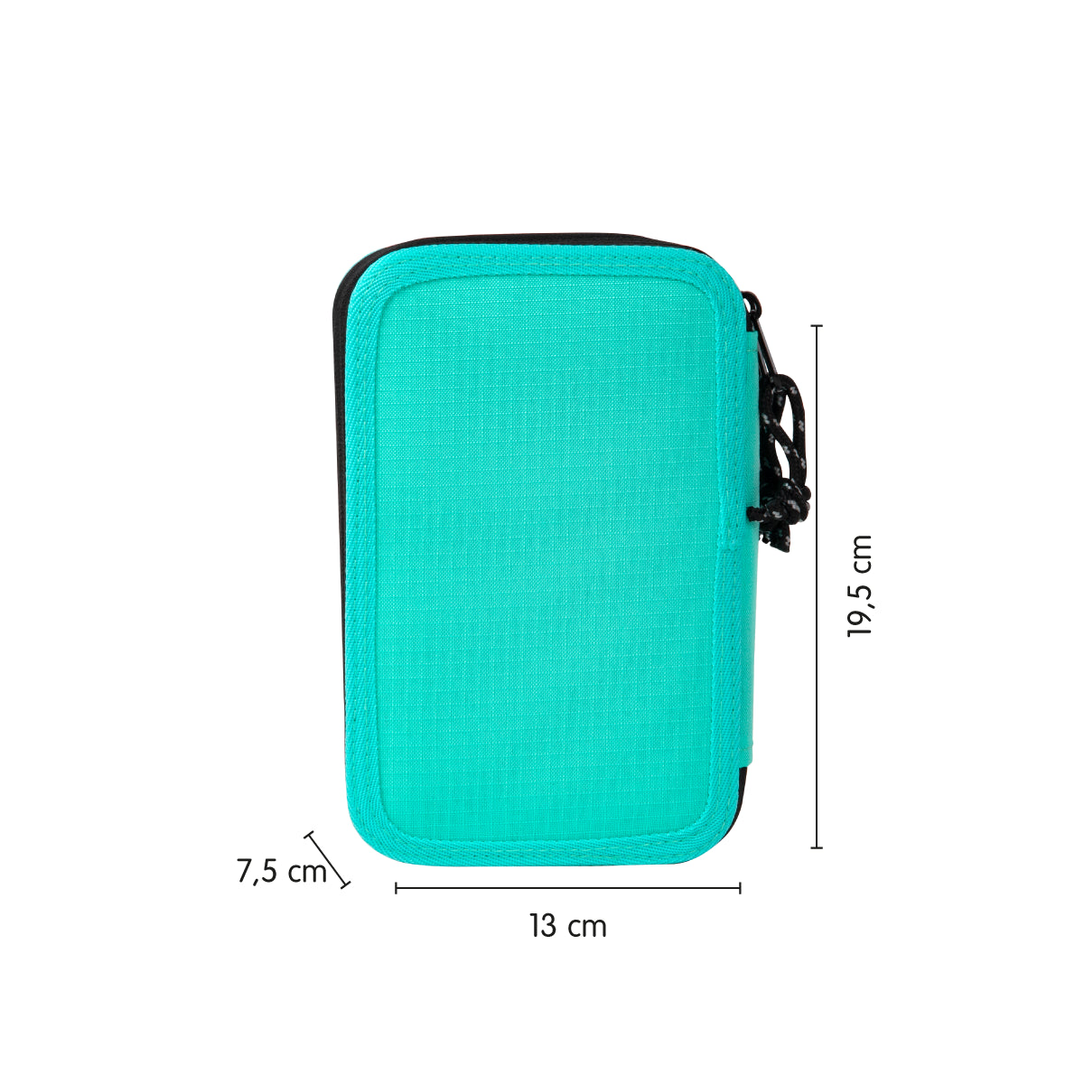 Estuche escolar triple con contenido, Sunset