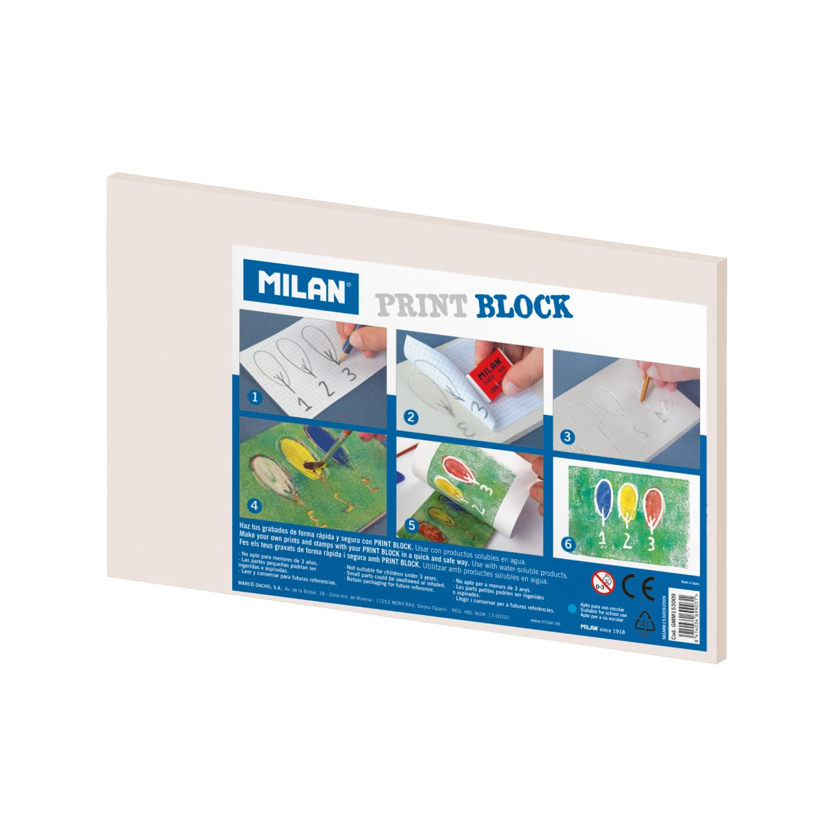 Plancha de grabado Print Block grande (15 x 30 x 0,9 cm)