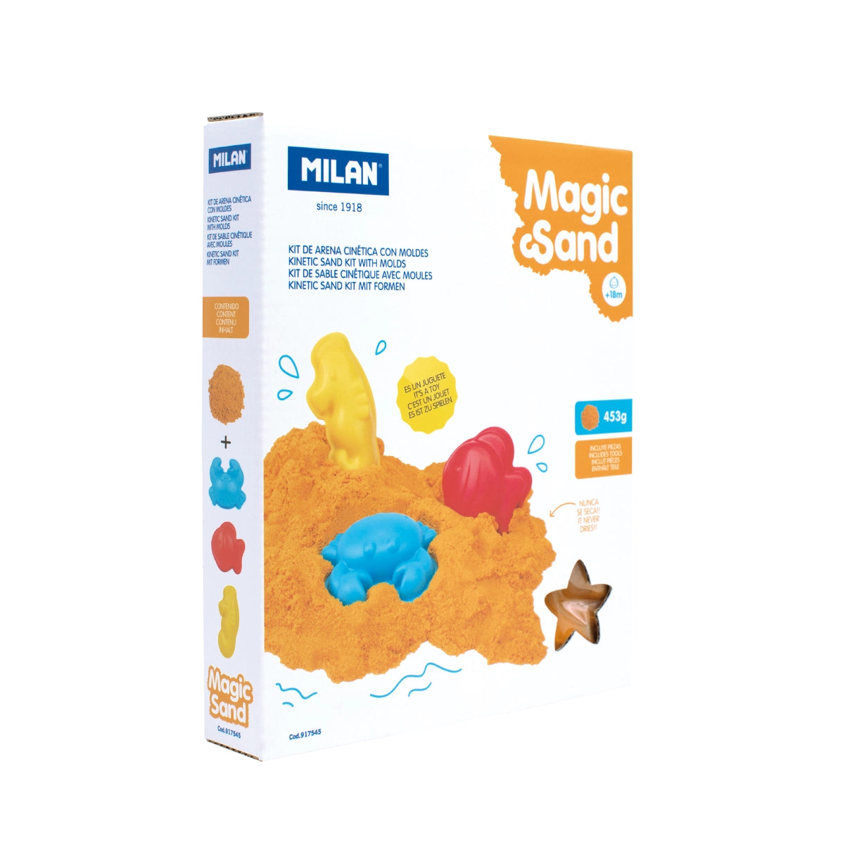 Kit de sorra cinètica 'magic sand' amb motllos