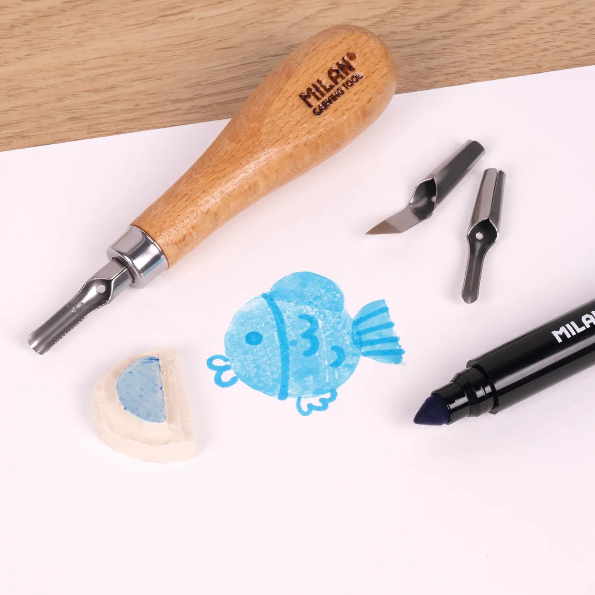 Plancha de grabado Print Block grande (15 x 30 x 0,9 cm)