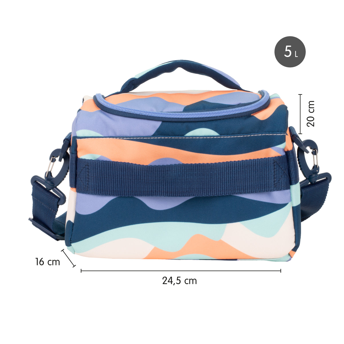 Bolsa isotérmica porta alimentos de gran capacidad 5 L, The Fun