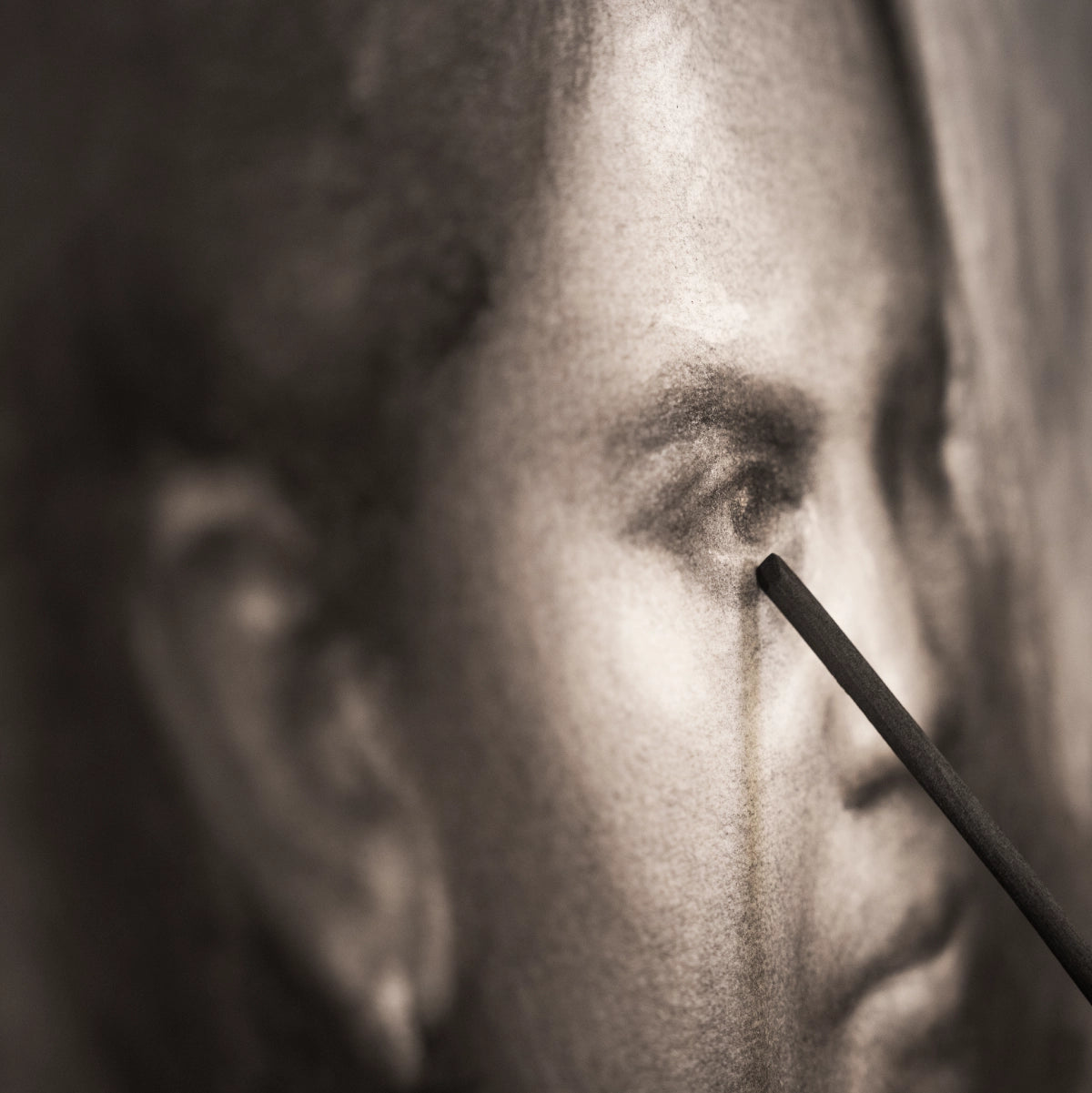 30 barritas de carboncillo natural cilíndrico Ø 9-11 mm