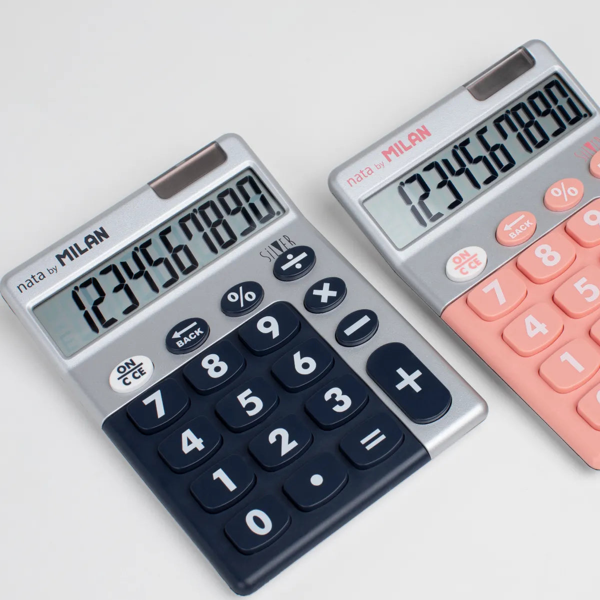 Calculadora de sobremesa mediana de 10 dígitos, Silver