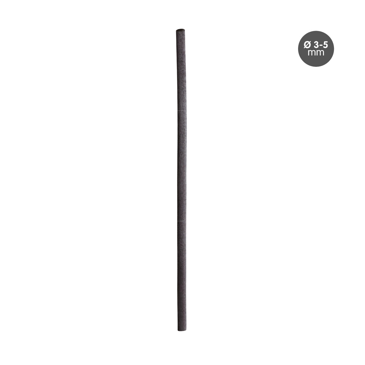 25 barritas de carboncillo natural cilíndrico Ø 3-5 mm