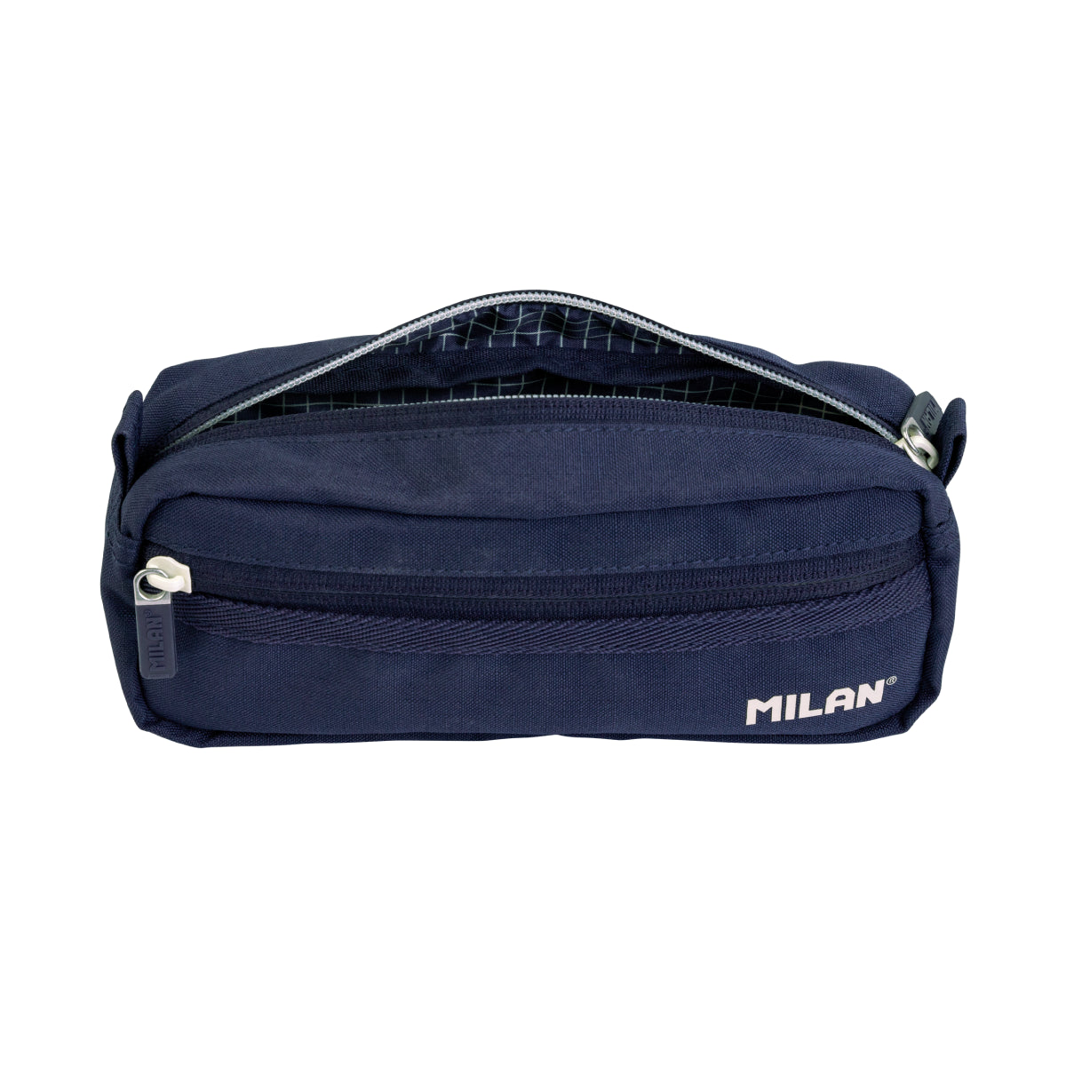 Estuche portatodo rectangular con 2 cremalleras, 430 since 1918