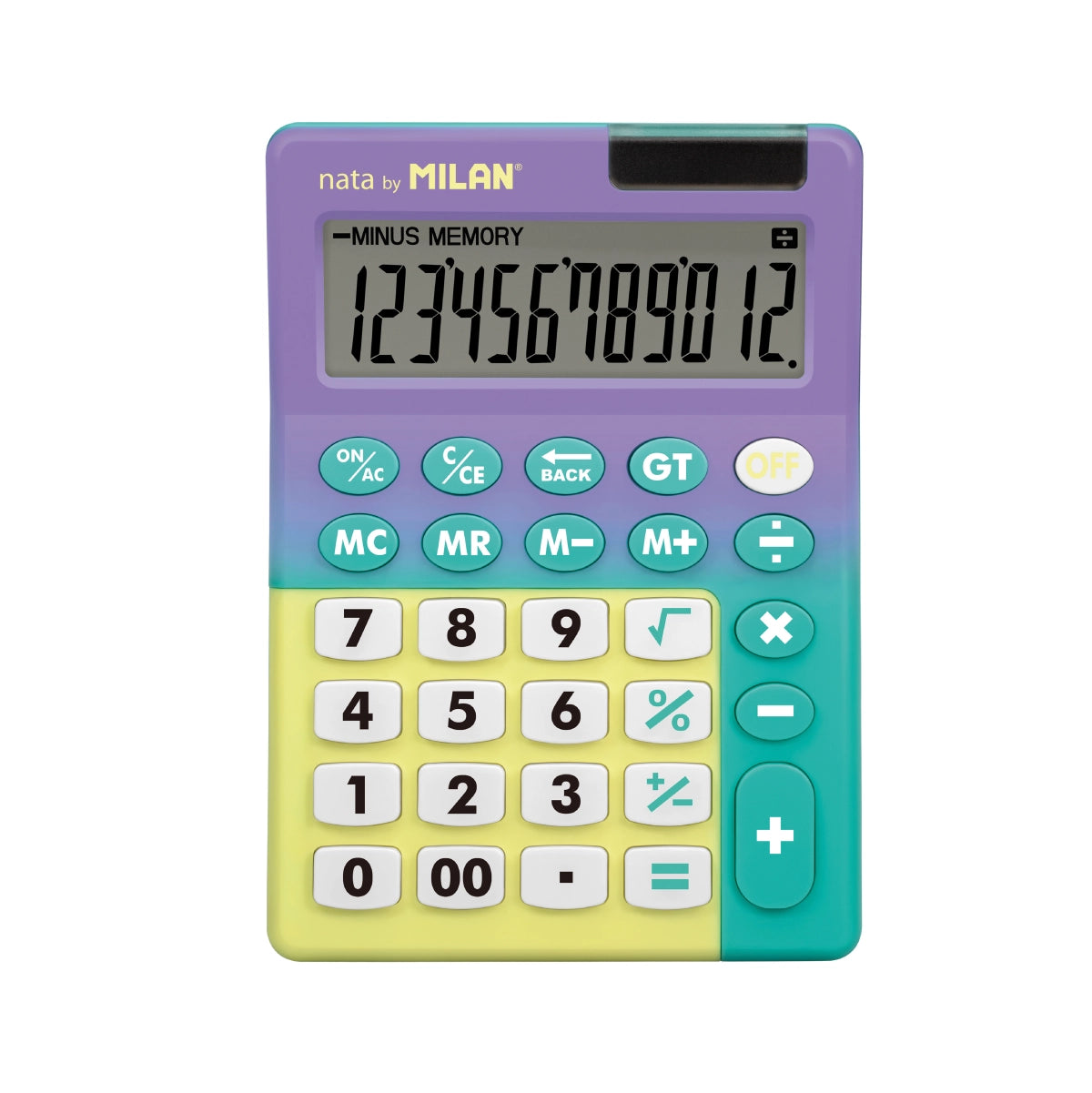 Calculadora de sobremesa grande de 12 dígitos, Sunset