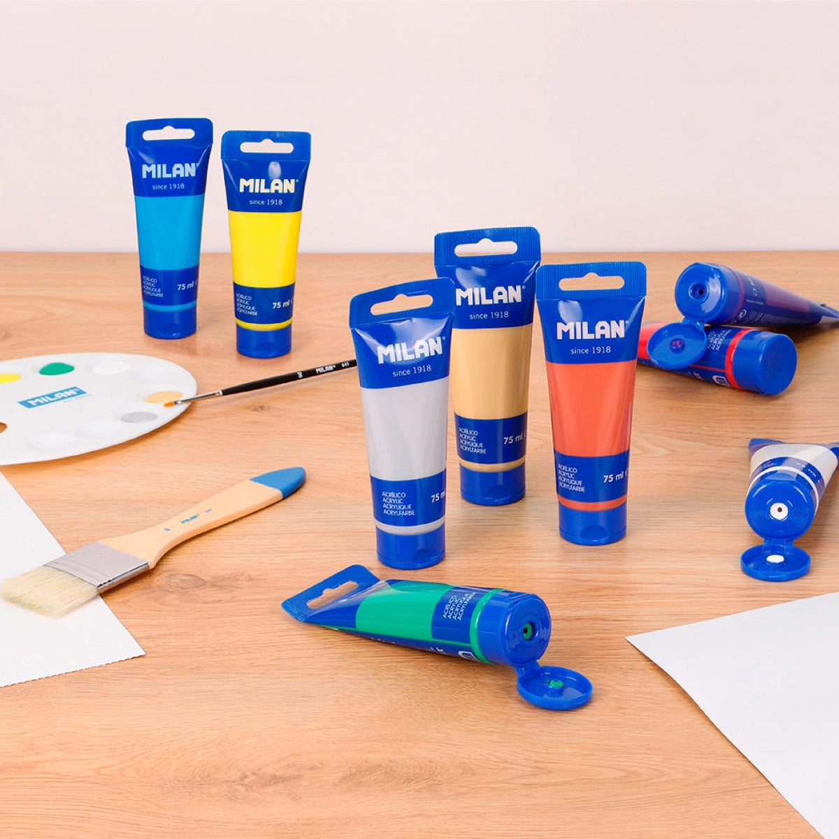 Pintura acrílica blau ultramar Ocean Blue (75 ml)
