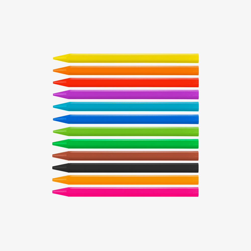 12 Plastipastel triangulars