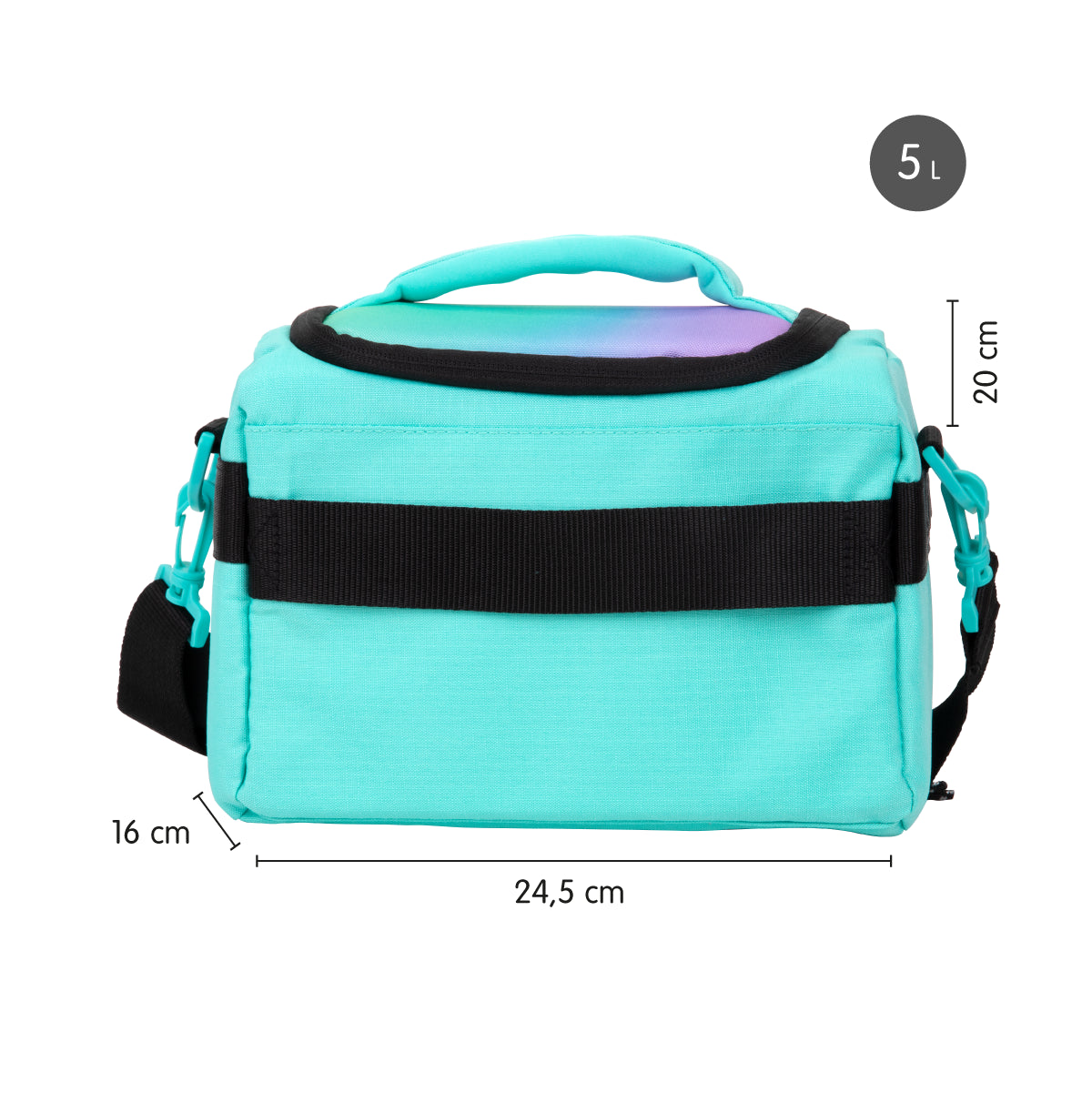 Bolsa isotérmica porta alimentos de gran capacidad 5 L, Sunset
