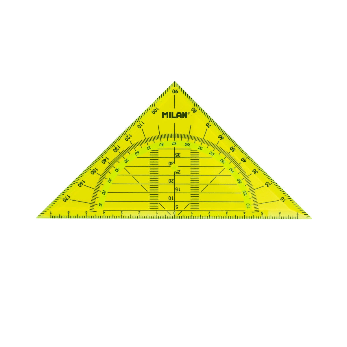 Esquadra geomètrica flexible 14 cm, Acid