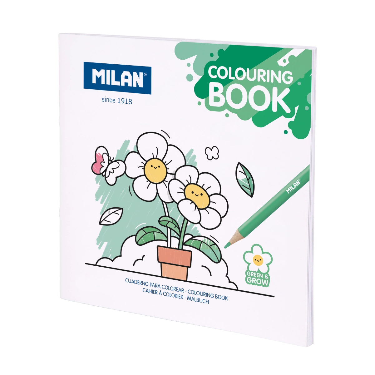 Cuaderno para colorear 'Green & grow'