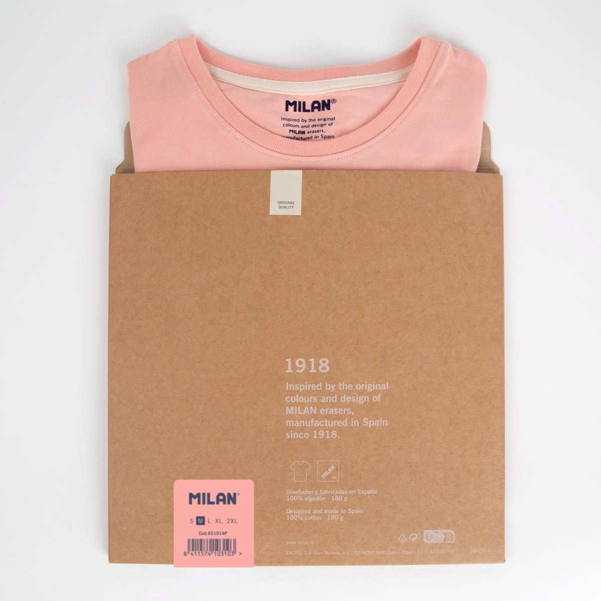 Camiseta mujer Slim Fit 430 since 1918, inspirada en las gomas de borrar MILAN