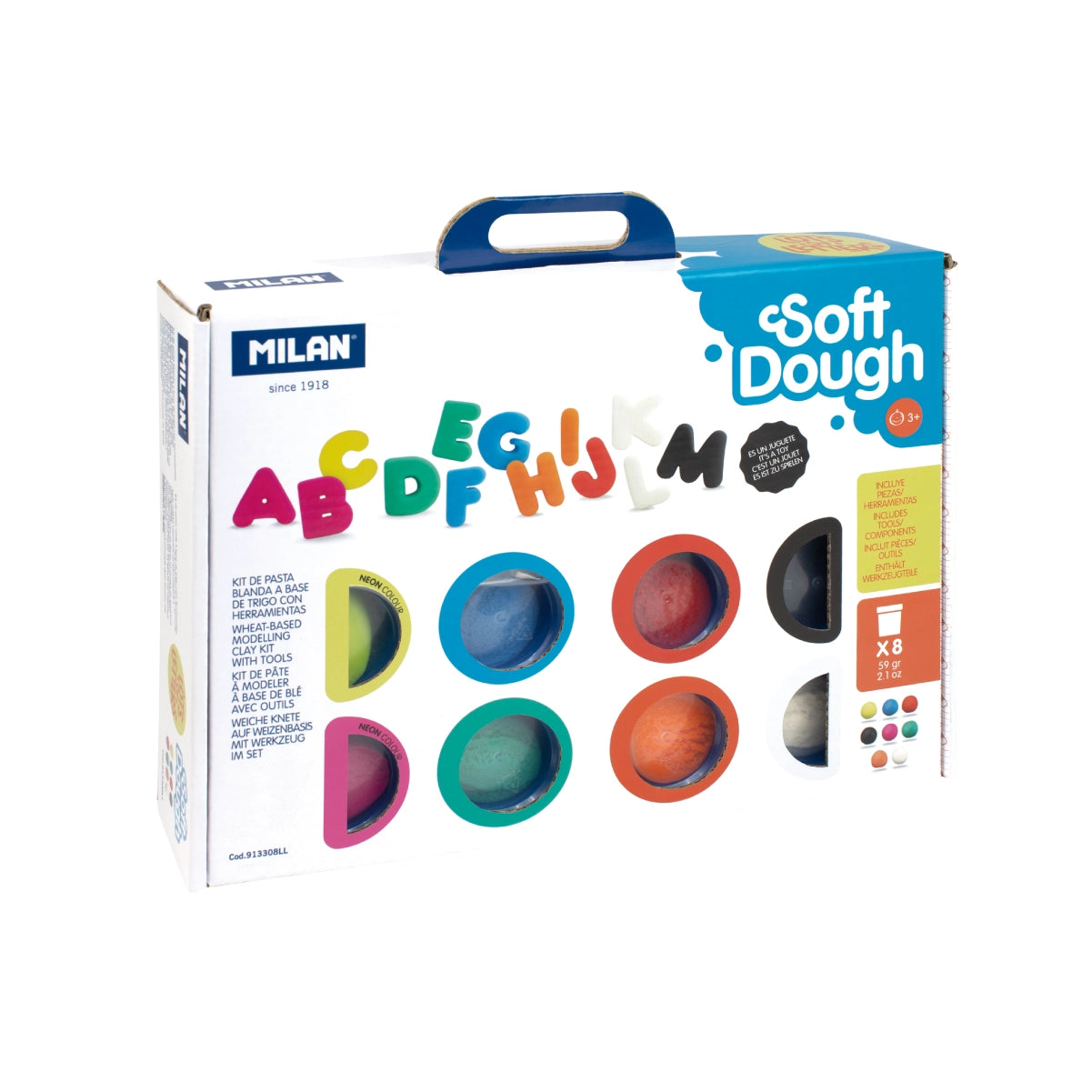 Kit Soft Doug de pasta tova amb eines 'Abecedari'