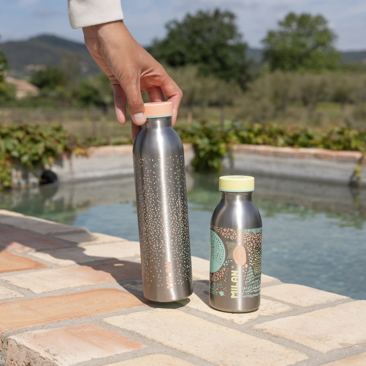 Botella isotérmica grande de 0,59 L, Silver