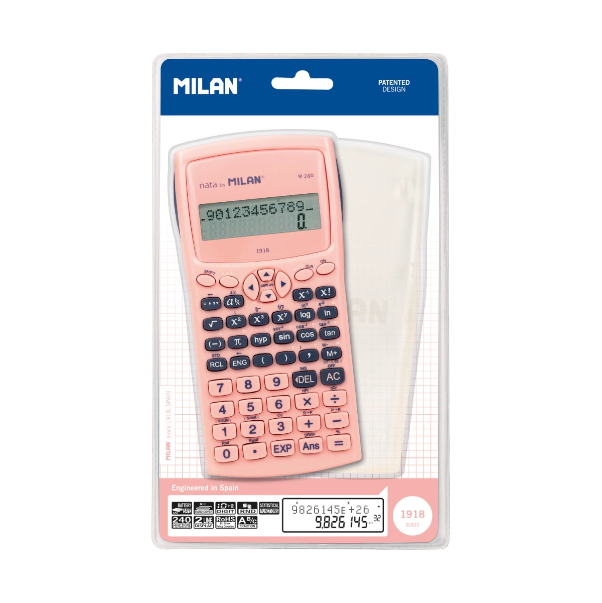 Calculadora científica M240, 430 since 1918