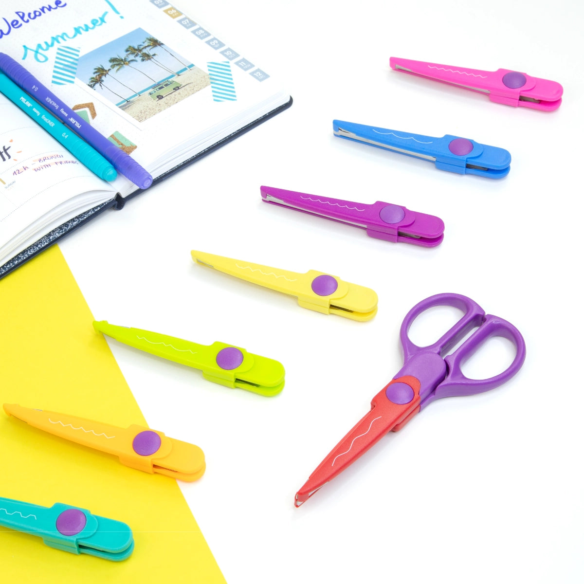 Tisores zig-zag amb 4 fulles intercanviables