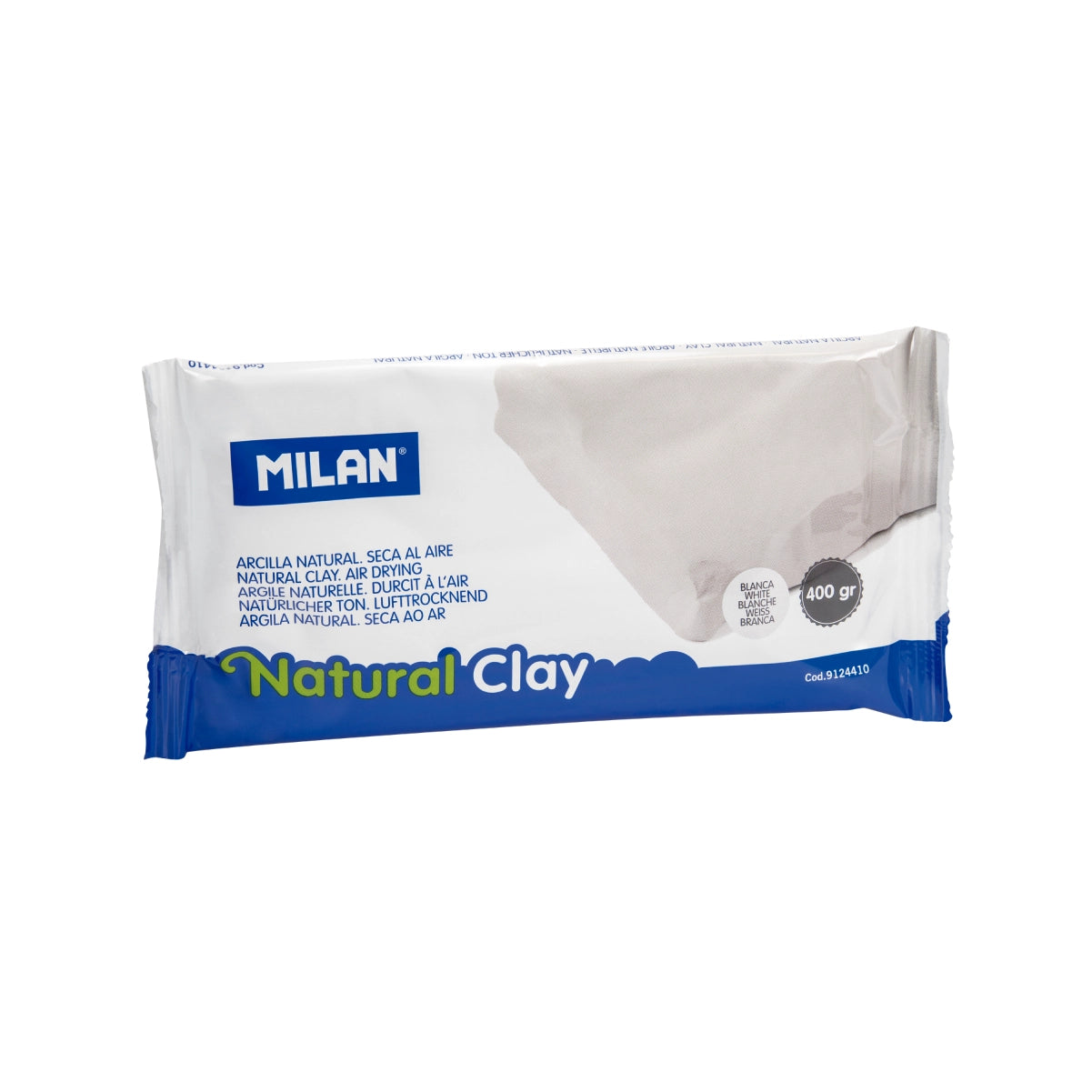 Arcilla natural secado al aire, blanca (400 g)