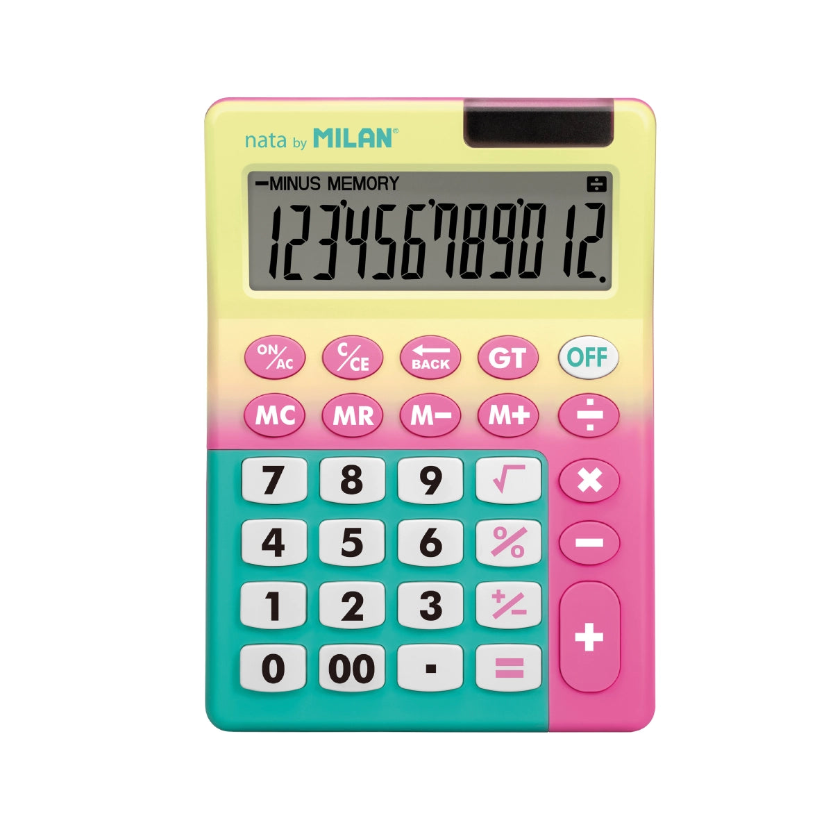 Calculadora de sobremesa grande de 12 dígitos, Sunset