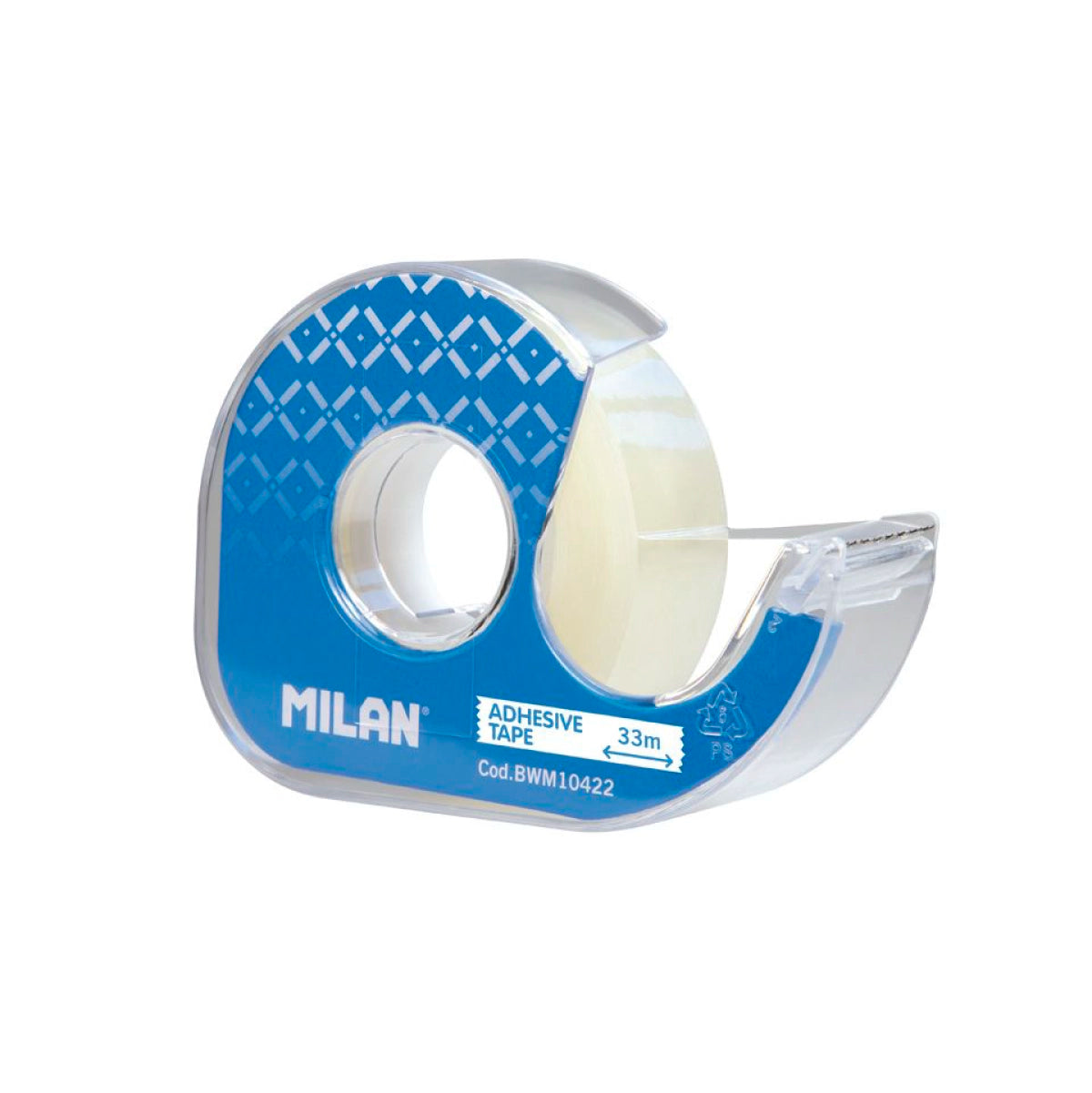 Dispensador cinta adhesiva transparent brillant 19 mm