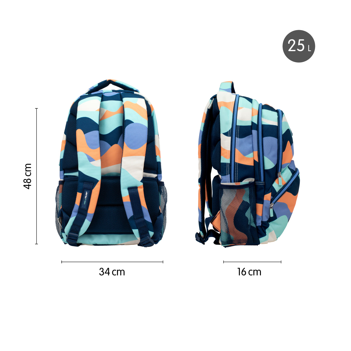Motxilla escolar de 25 L, The Fun