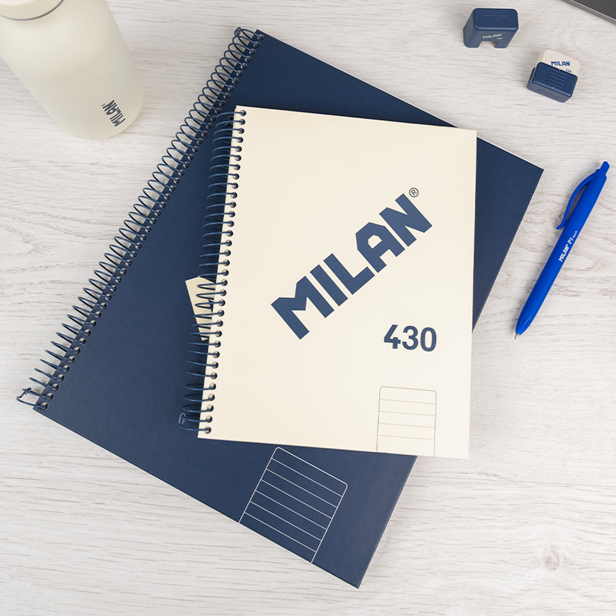 Cuaderno A5 con tapa dura, pauta a líneas 7 mm, 80 hojas de 95 gr/m², 430 since 1918