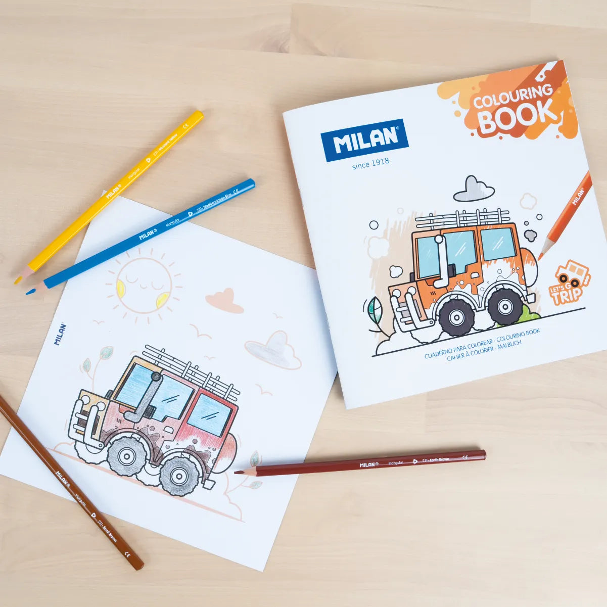 Quadern per pintar 'Let's go trip'