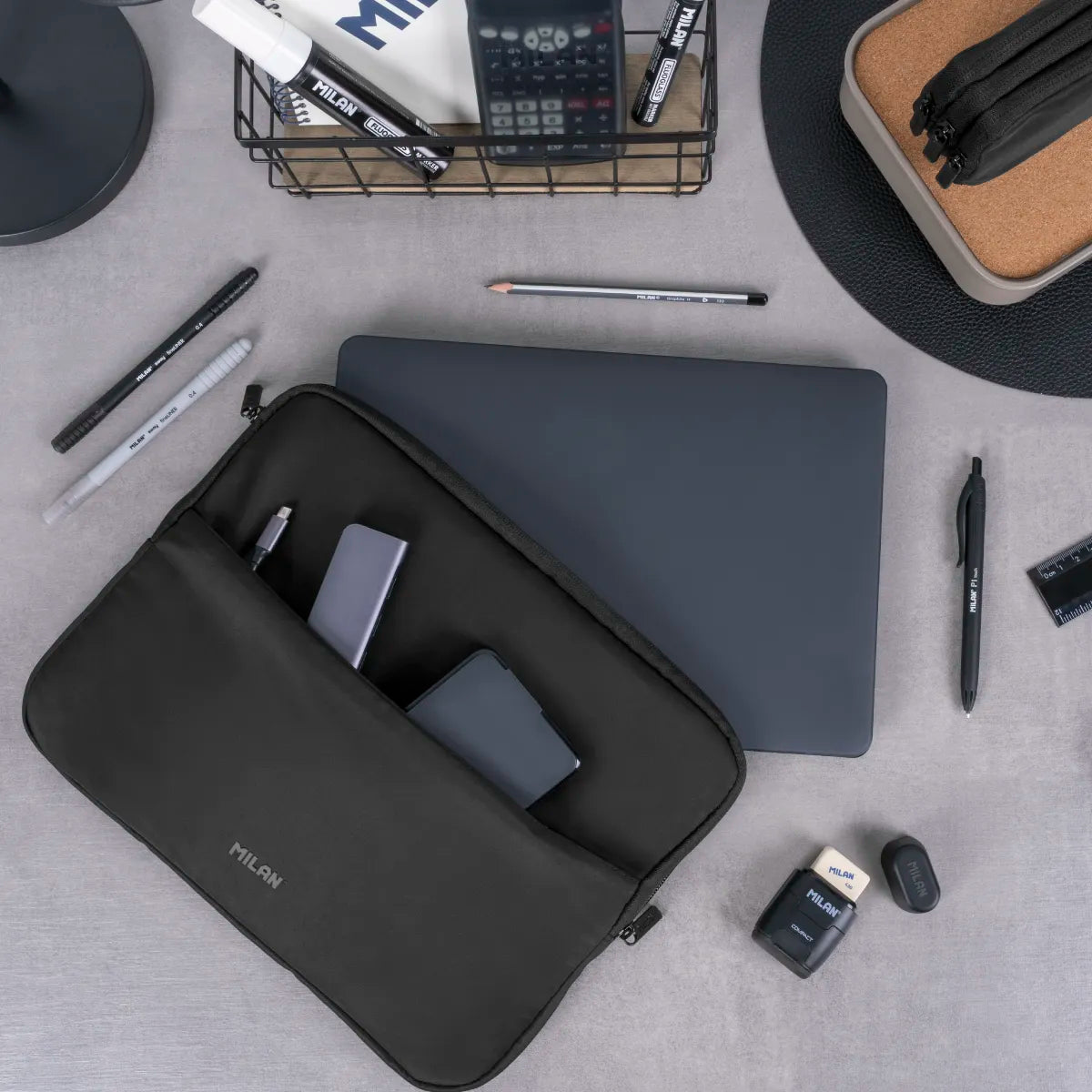 Funda ordenador portátil 13" Shadow, negro