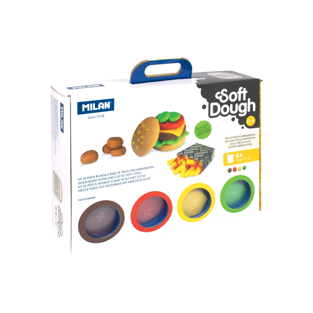 Kit Soft Dough de pasta blanda con herramientas 'Casa de las hamburguesas'