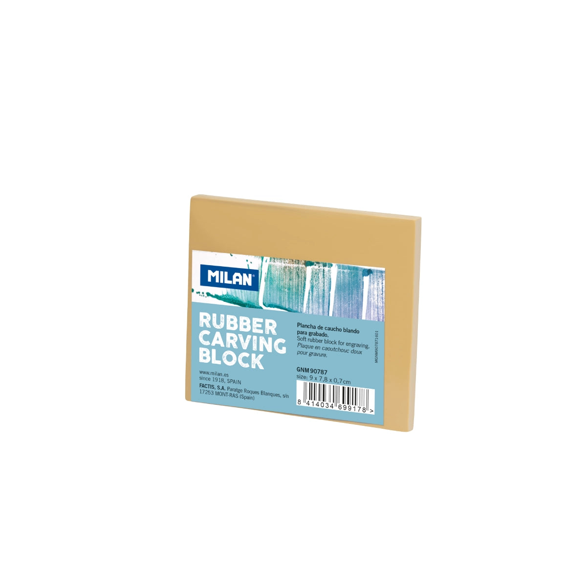 Planxa de gravat Rubber Carving Block petita (9 x 7,8 x 0,7 cm)