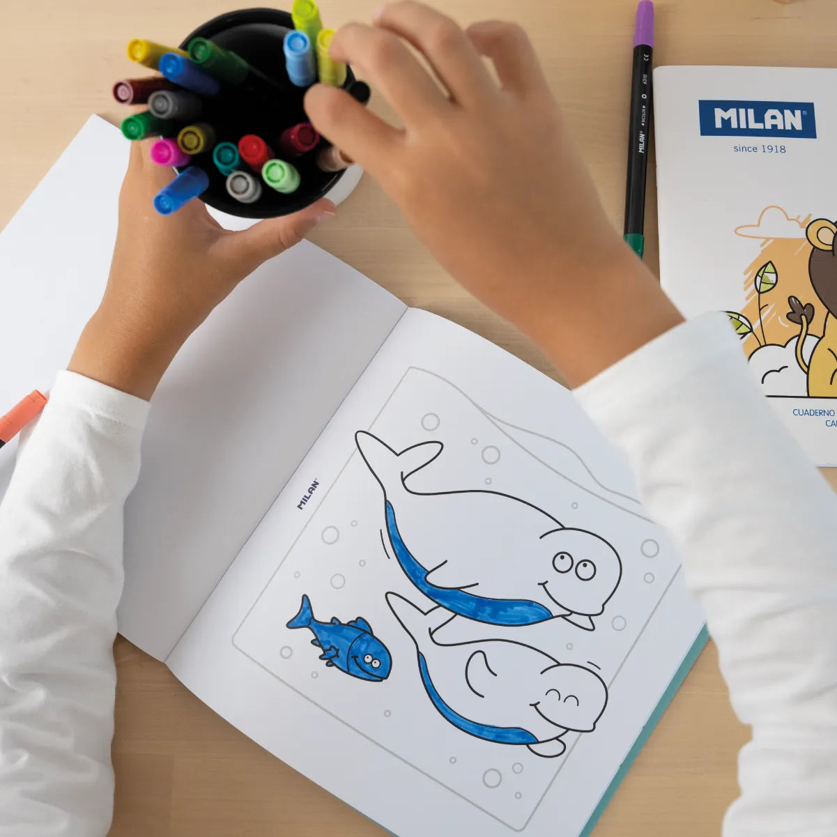 Quadern per pintar 'Blue odissey'