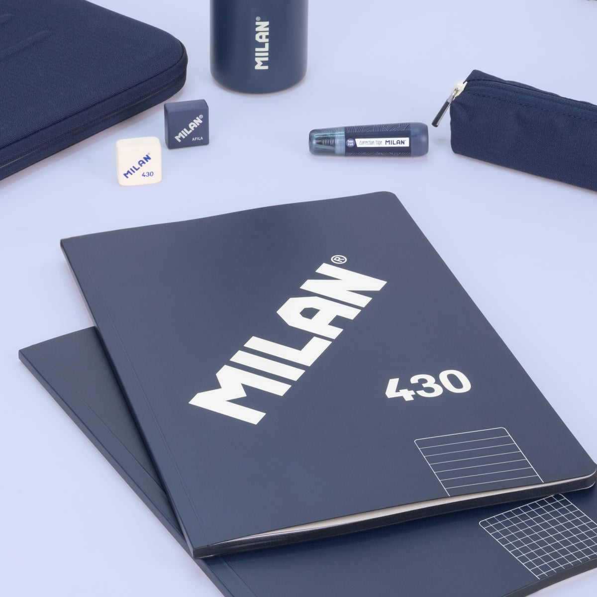 Libreta A4 encolada, papel líneas 7 mm, 48 hojas de 95 gr/m², 430 since 1918