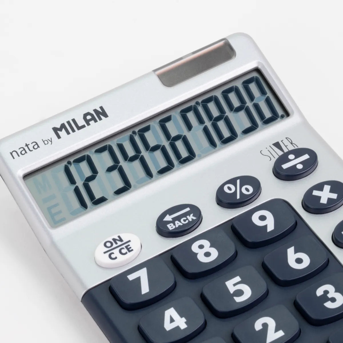 Calculadora de sobremesa mediana de 10 dígitos, Silver