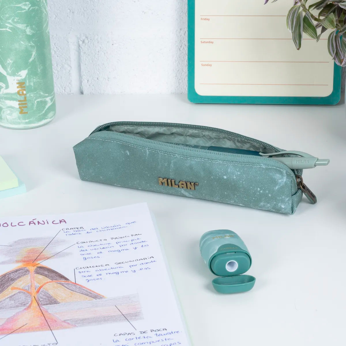 Estuche mini redondo, Lava