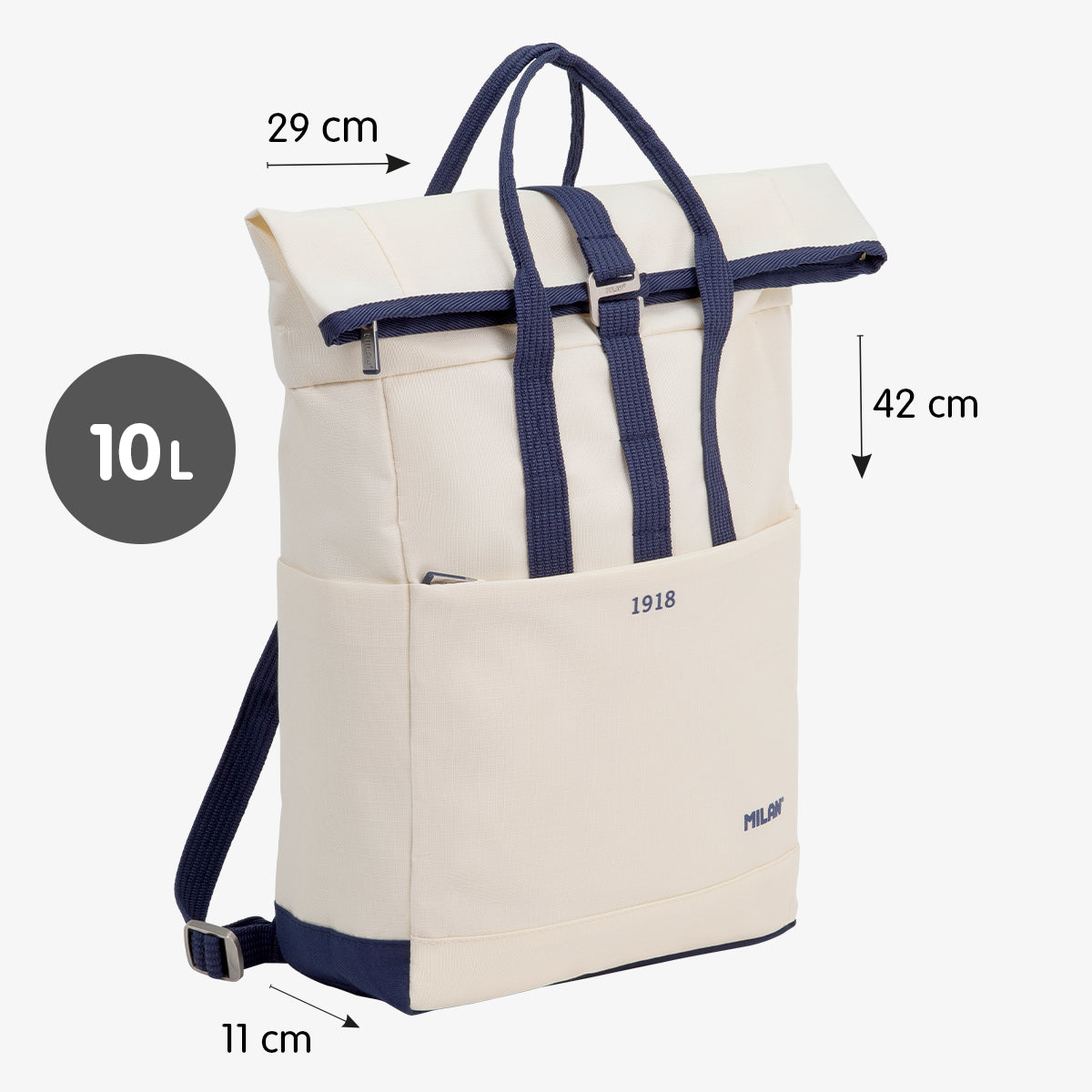 Pack URBAN 430 since 1918: mochila enrollable + funda + botella